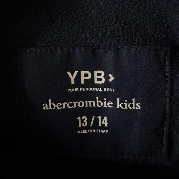 Abercrombie Fitch Light Weight Hybrid Hoodie Puffer Jacket YPB Boys Size 13-14 - Picture 3 of 6